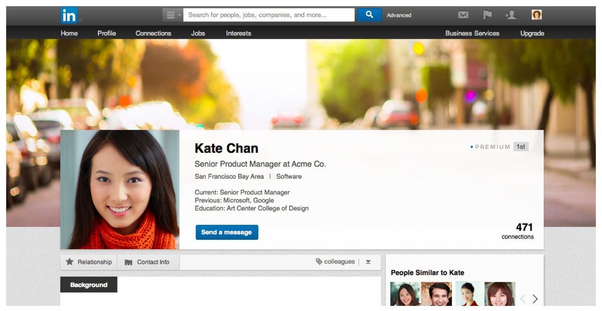 profil linkedin