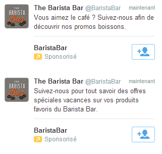 tweet sponsorisé