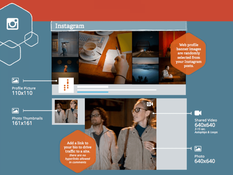 dimensions photos instagram