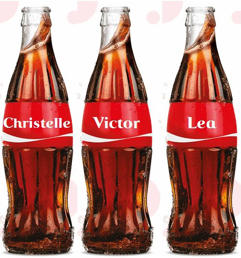 Coca cola prenoms