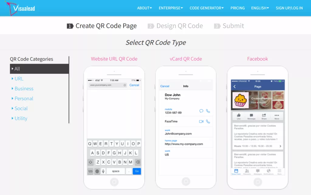 création qr code