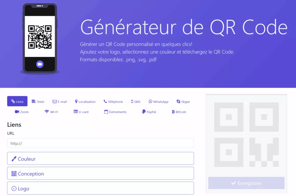 générateur qr code