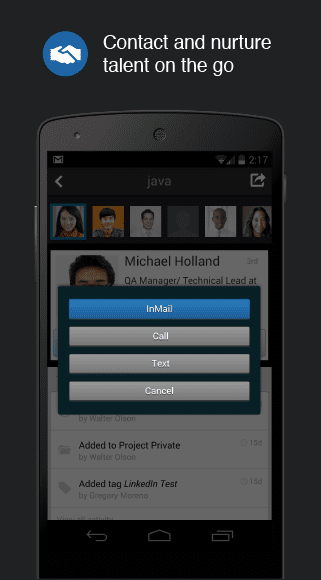 application linkedin recruiter