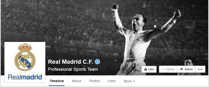 photo couverture facebook real madrid
