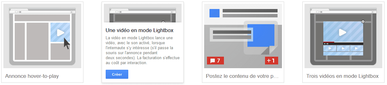 video en mode lightbox