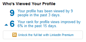 vues profil linkedin
