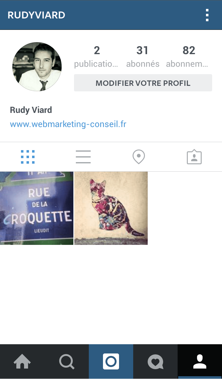profil instagram