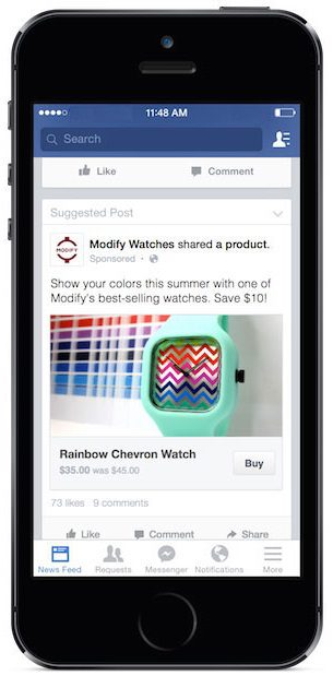 bouton-acheter-facebook1 9 façons de vendre sur Facebook