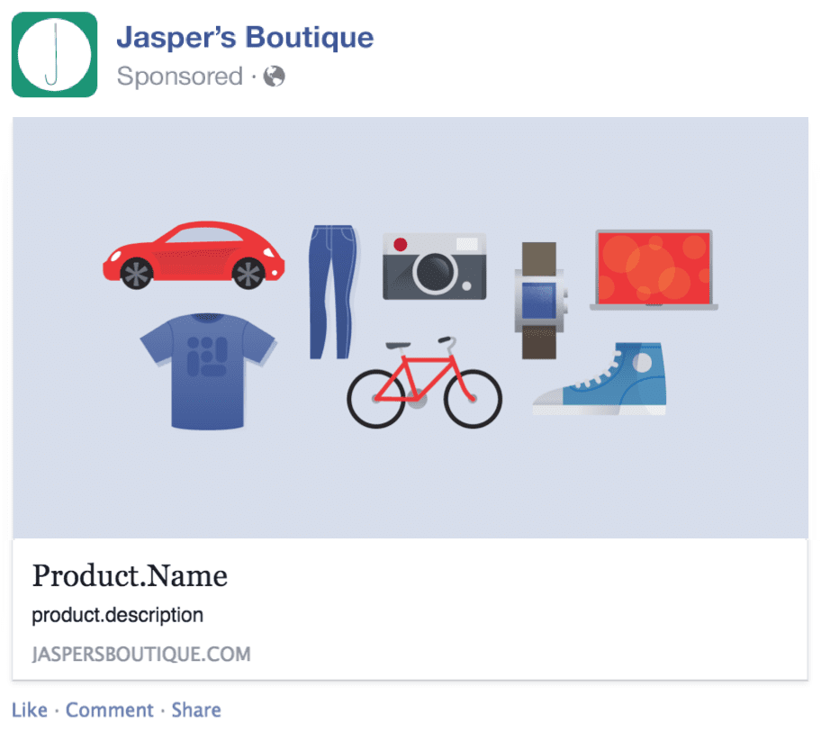 dynamic-product-ad 9 façons de vendre sur Facebook