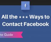 how to contact facebook