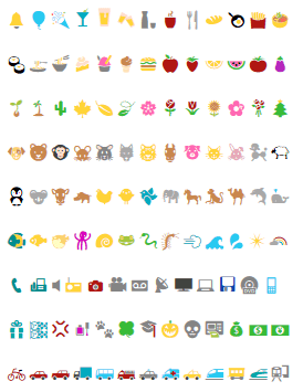 Smiley liste 👉 😚