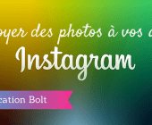 envoyer photos instagram