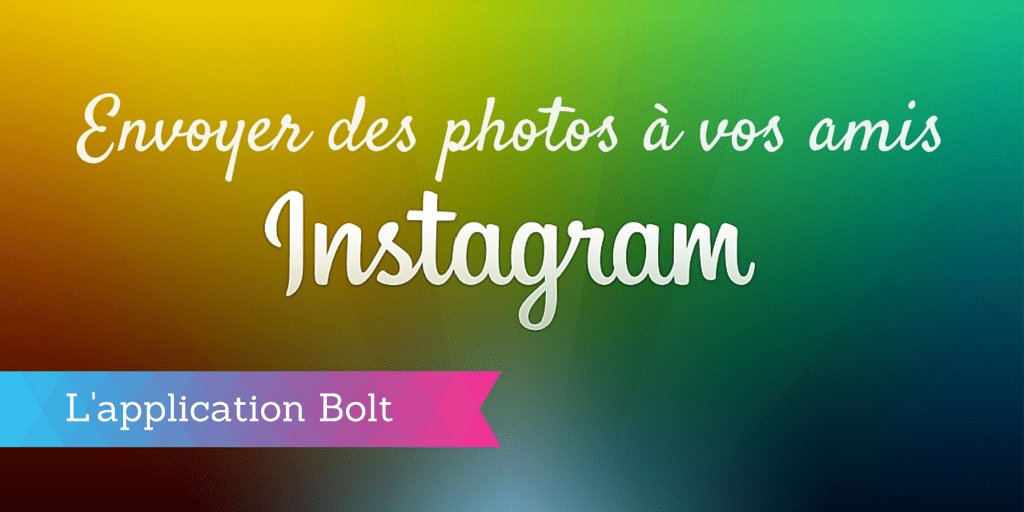 envoyer photos instagram