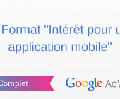 intérêt pour une application mobile adwords