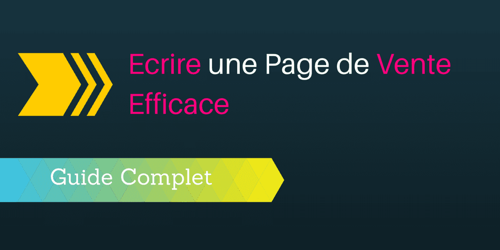 écrire une page de vente