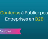 contenus b2b
