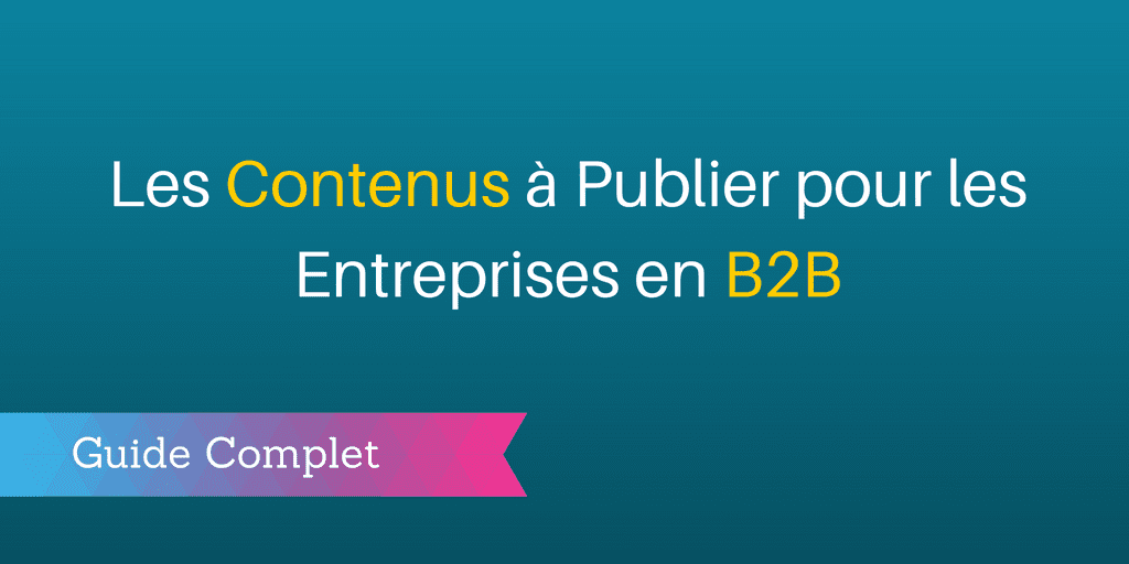contenus b2b