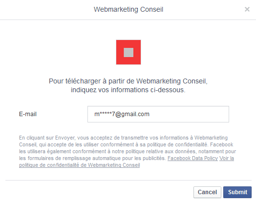 lead-ad-facebook 9 façons de vendre sur Facebook