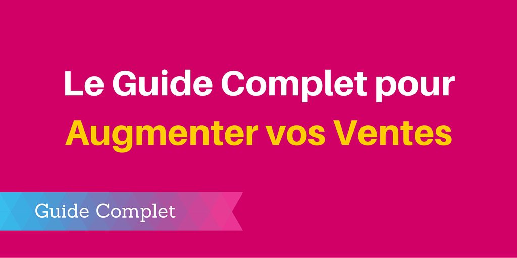 augmenter ventes