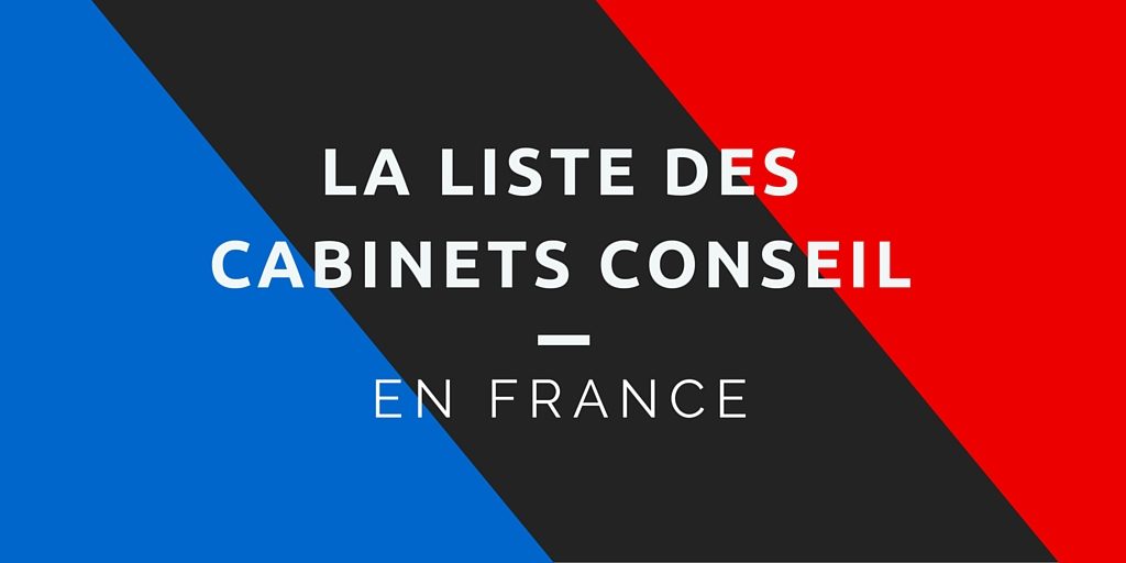 cabinets conseil france