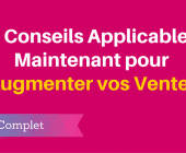 augmenter ventes