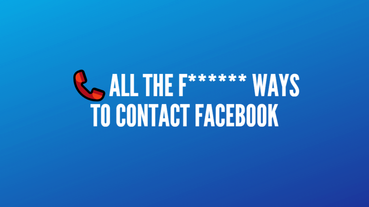 Contact Facebook Emails Phones Numbers Addresses Updated