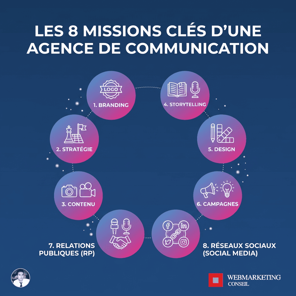 Missions d'une agence de communication