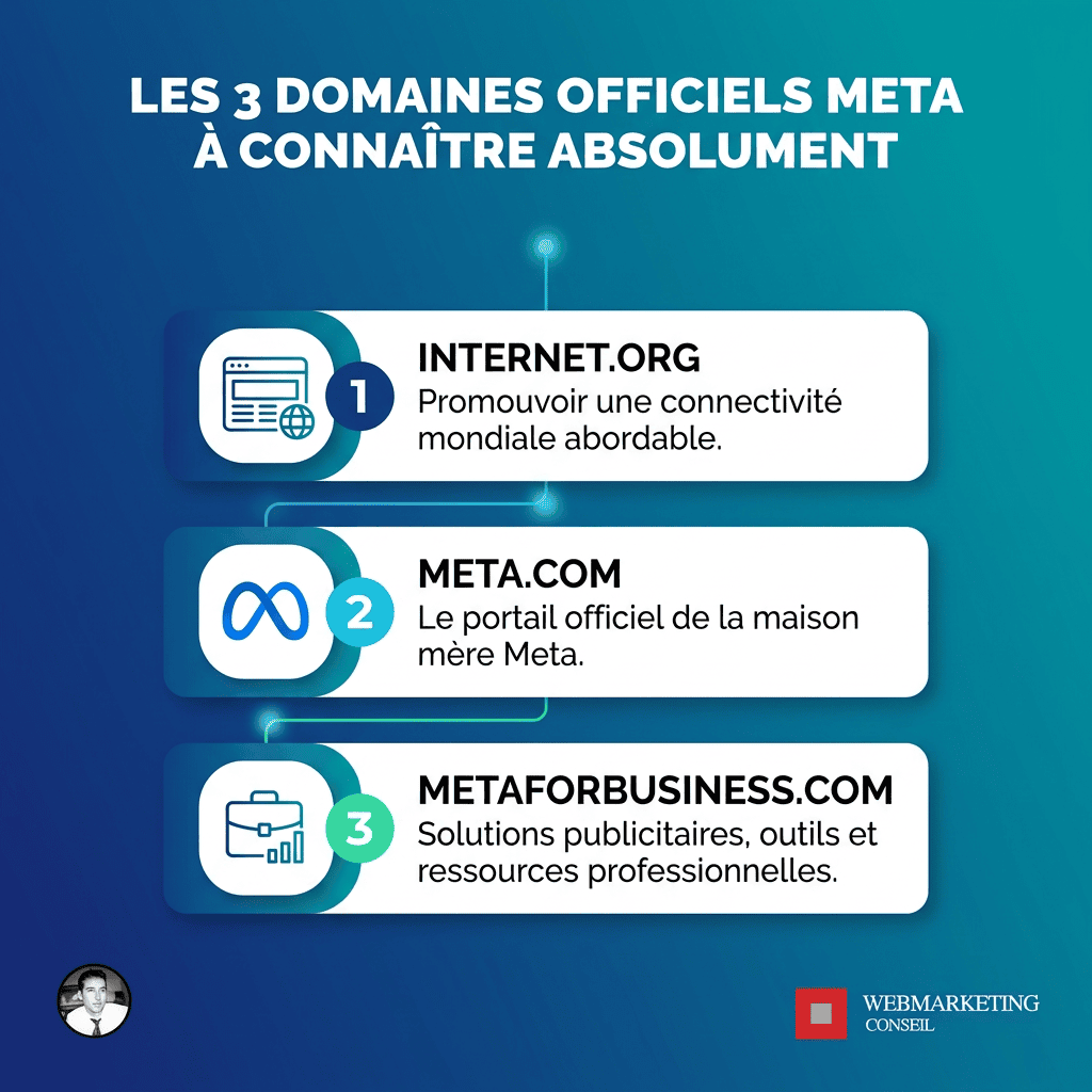 Domaines officiels Meta légitimes