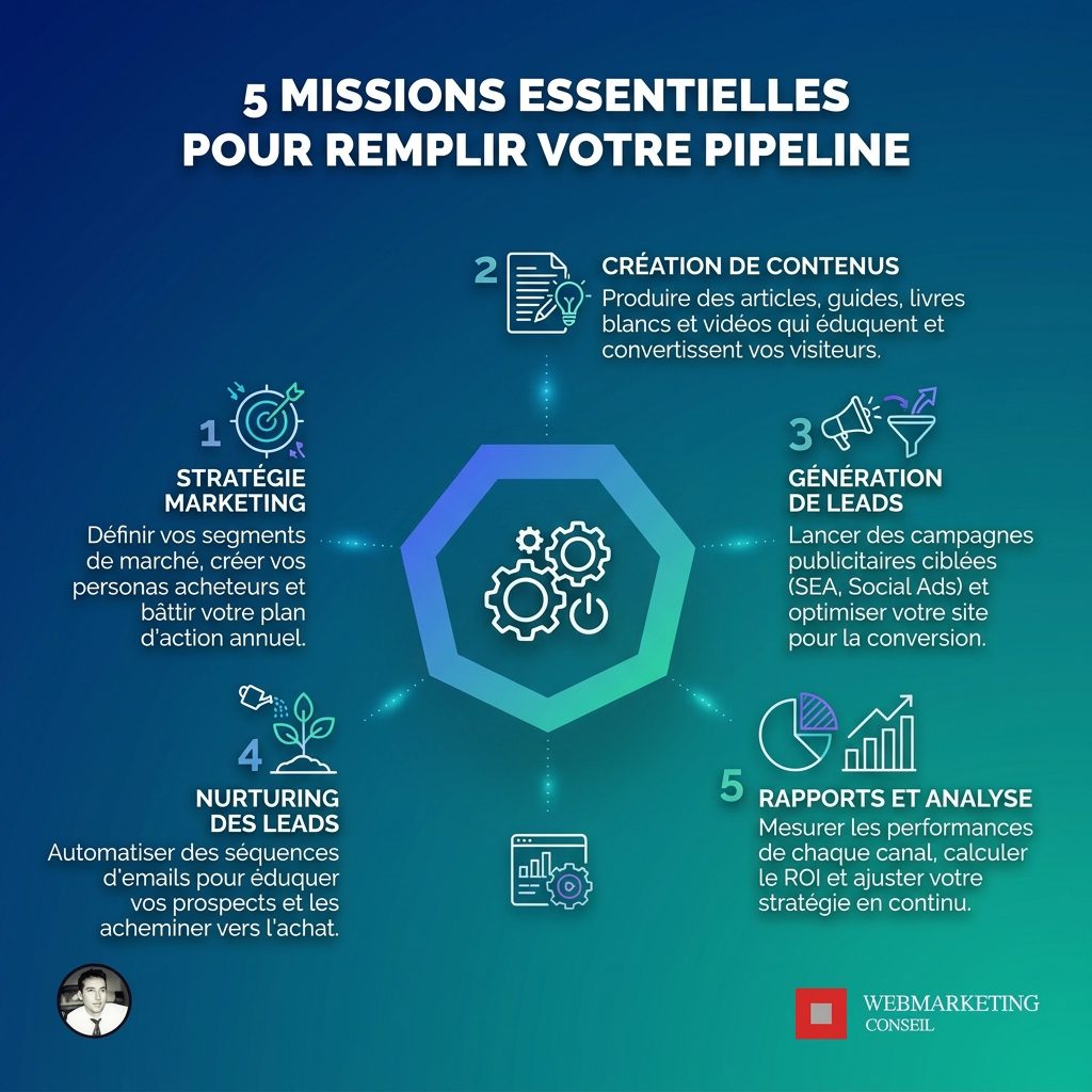 Les 5 missions d'une agence marketing performante