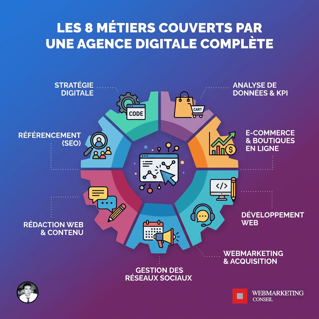 Périmètre d'action agence digitale