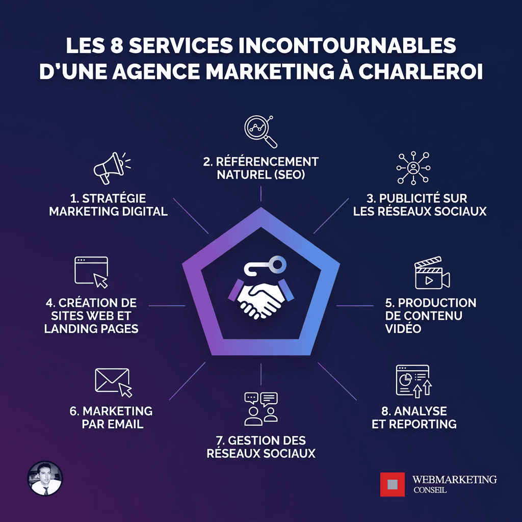 Services d'une agence marketing Charleroi