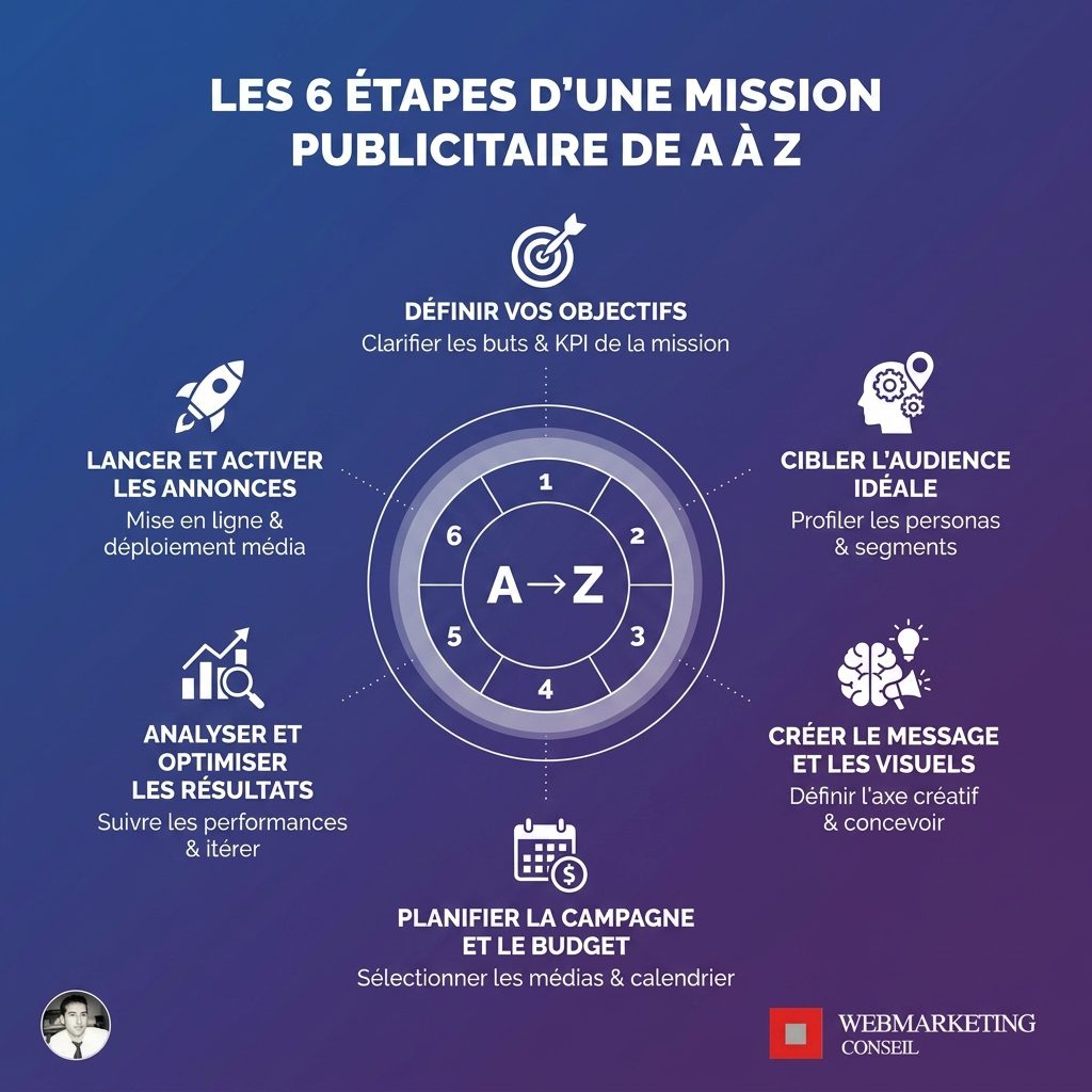 Étapes d'une campagne publicitaire complète