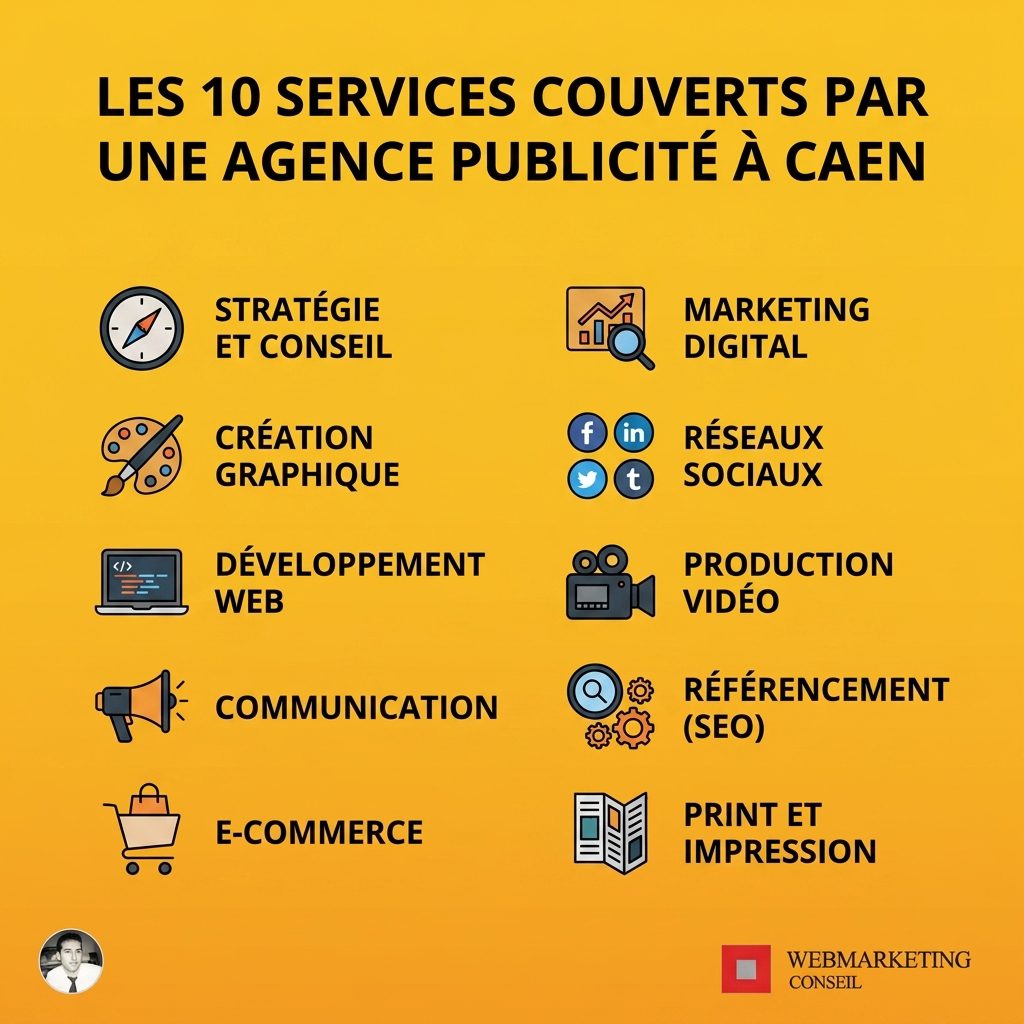Services agence pub Caen