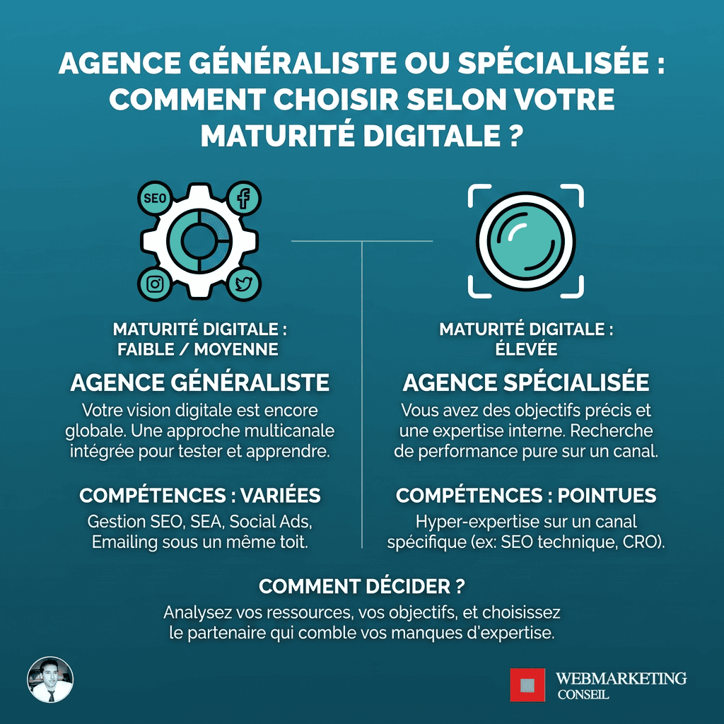 Arbre de décision pour choisir son agence