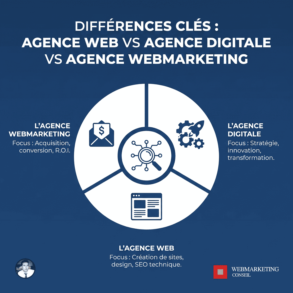 Comparatif types d'agences digitales