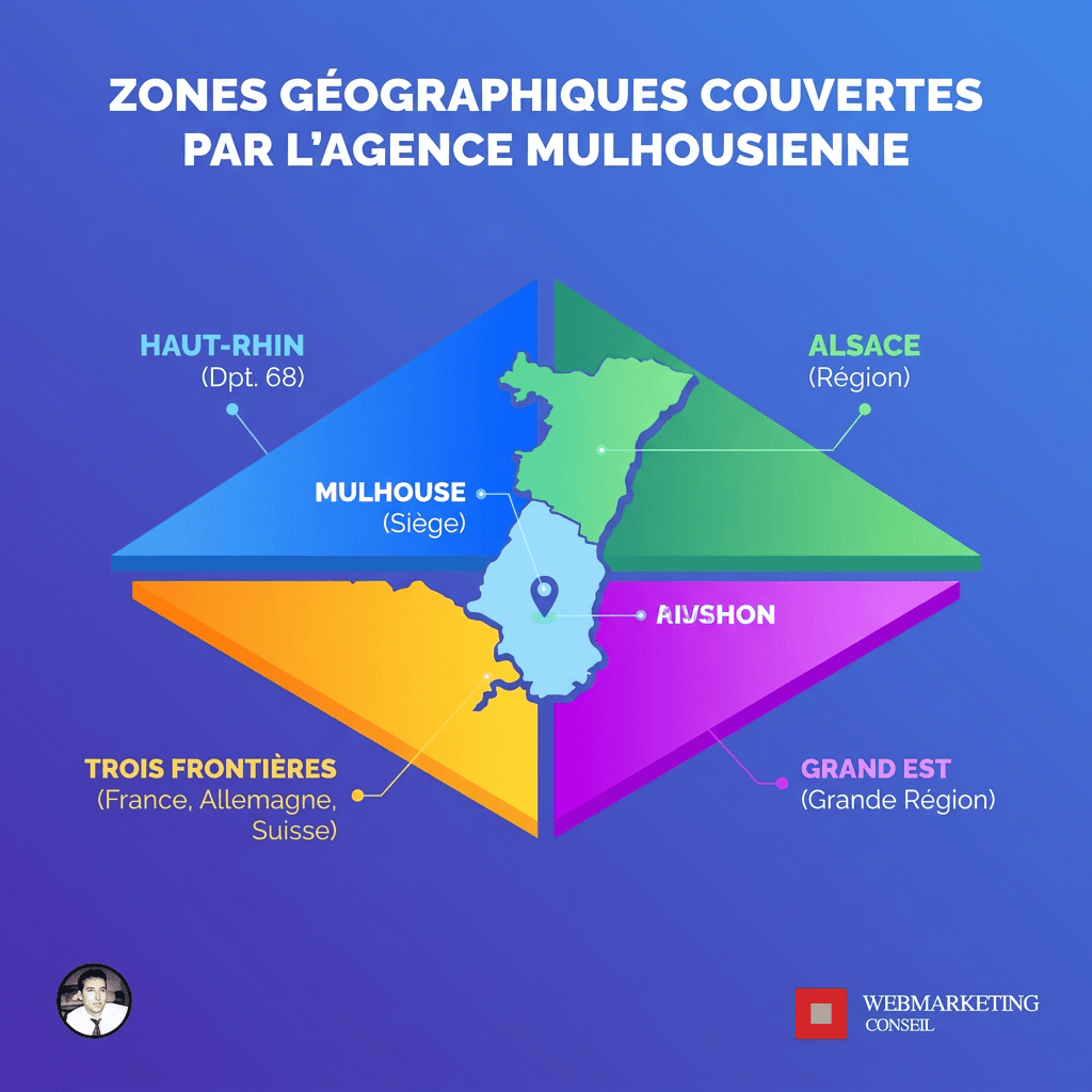 Carte zones intervention agence Mulhouse Haut-Rhin