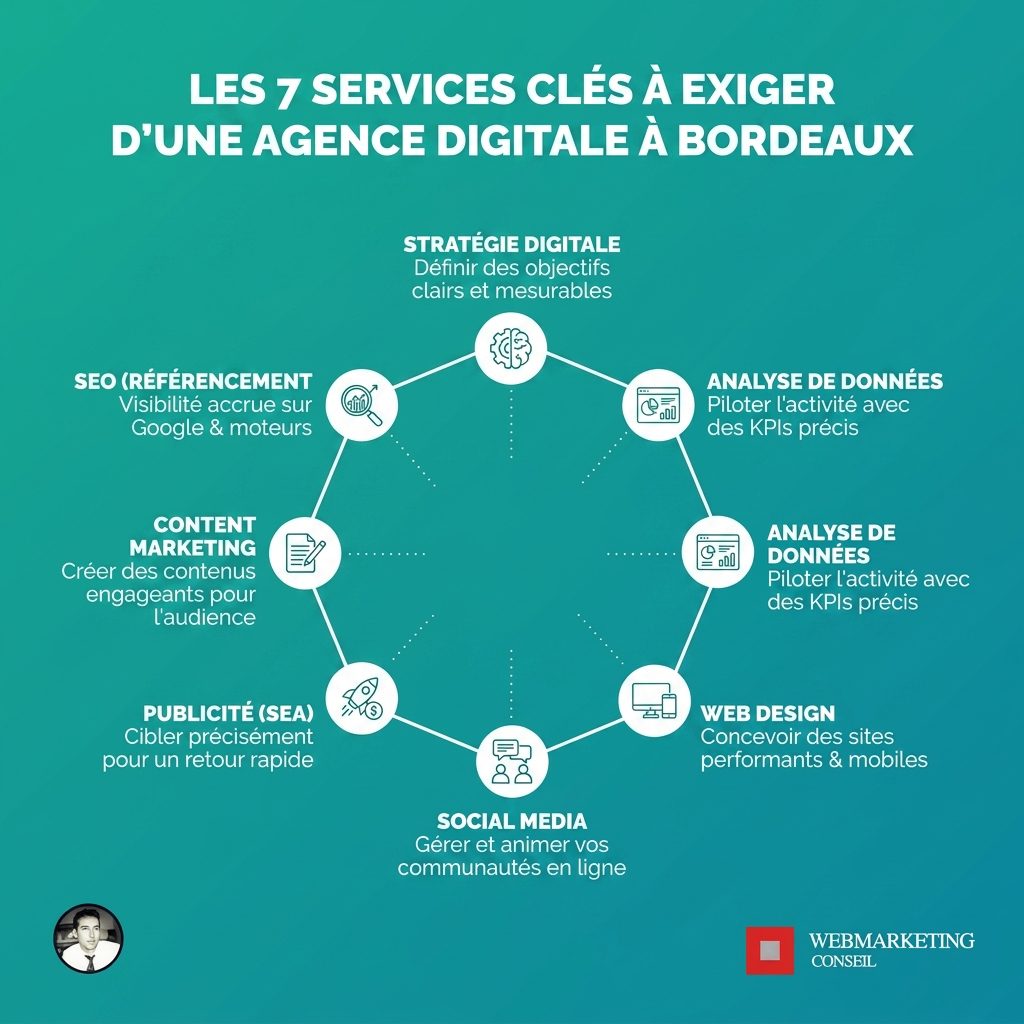 Services essentiels agence digitale Bordeaux