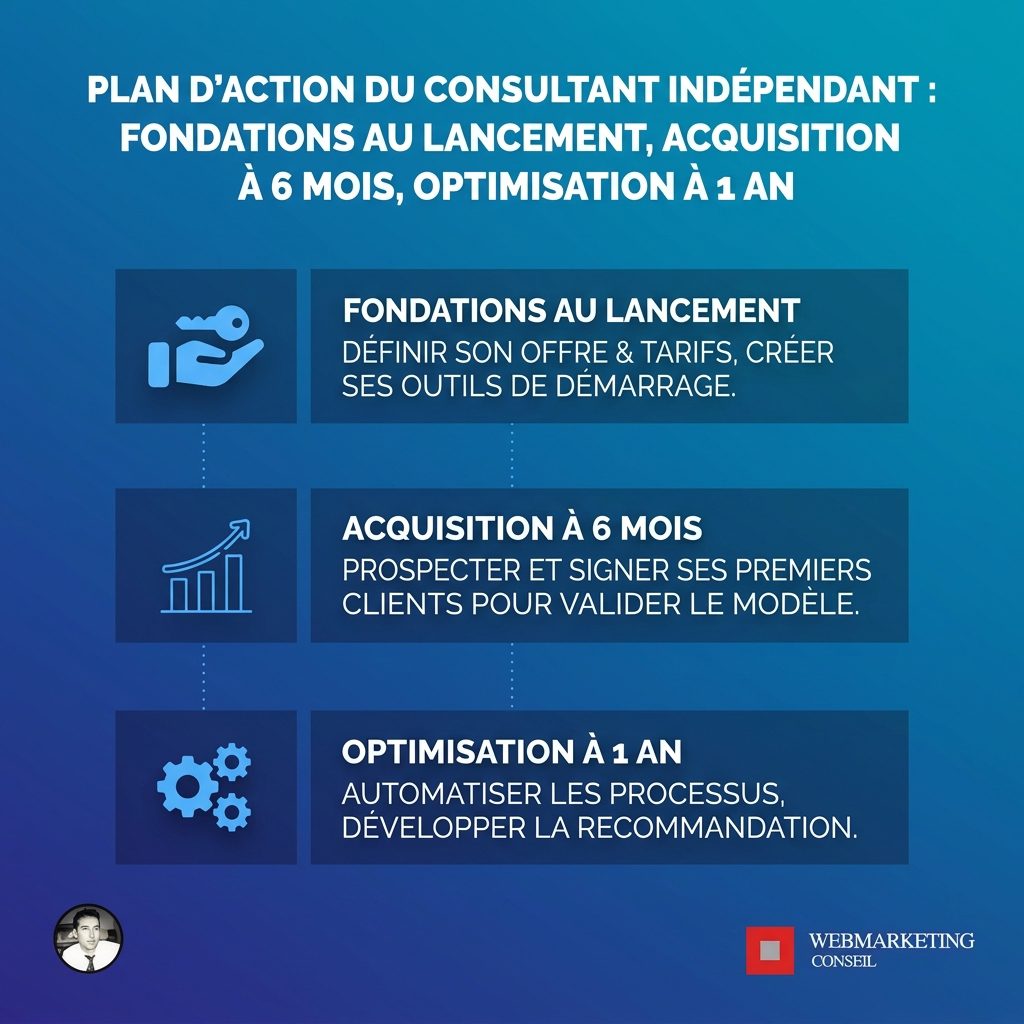 Feuille de route webmarketing consultant indépendant