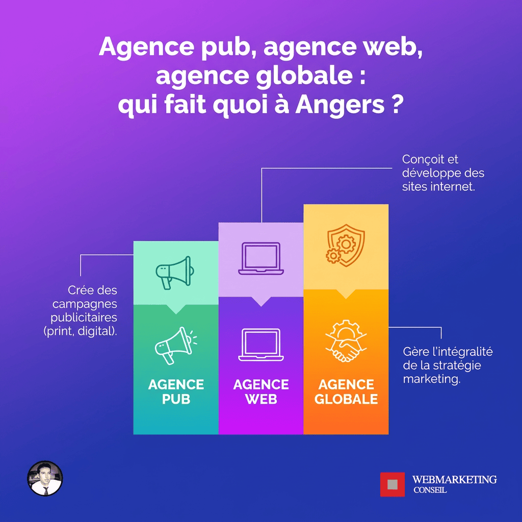 Différences entre types d'agences de communication à Angers