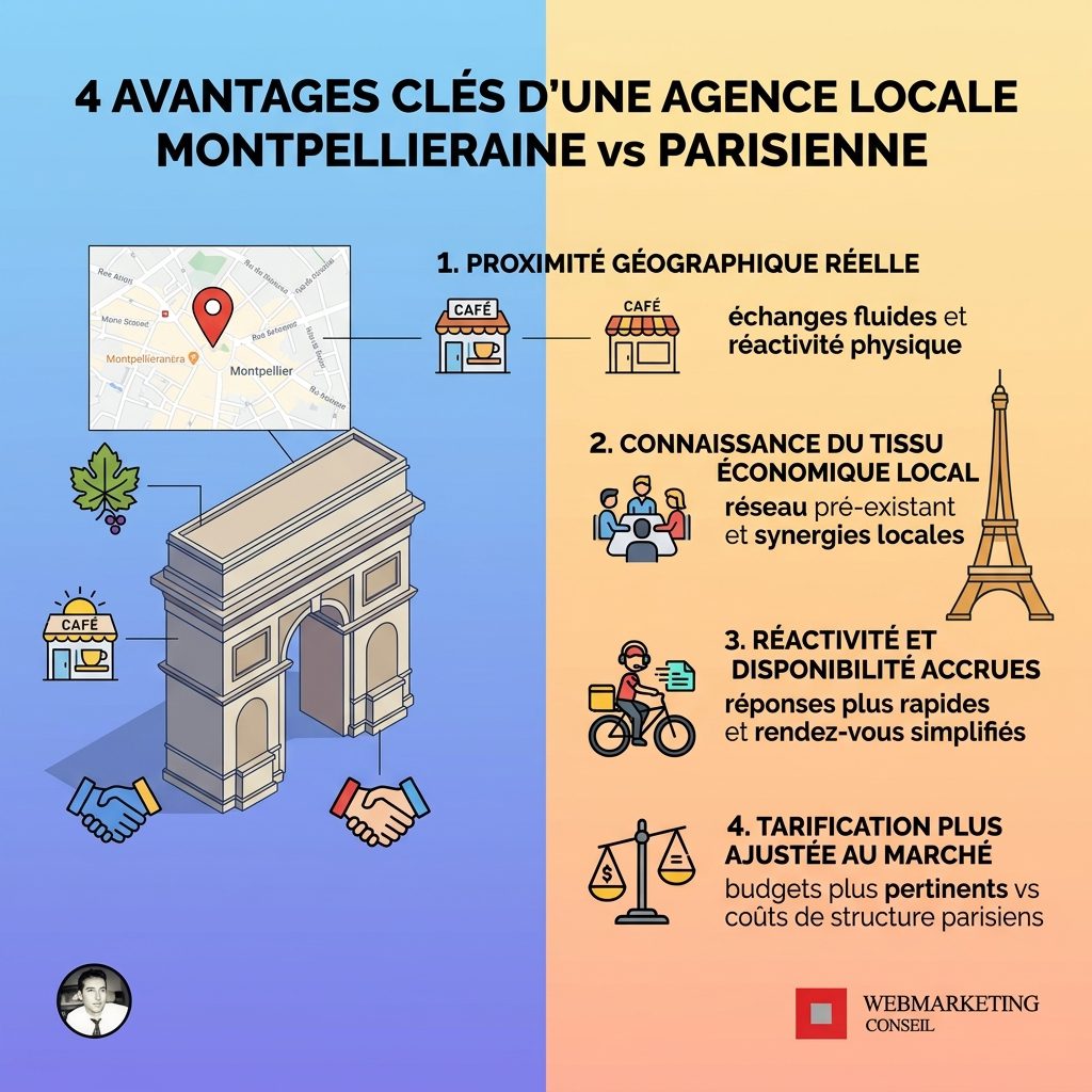 Avantages agence marketing locale Montpellier