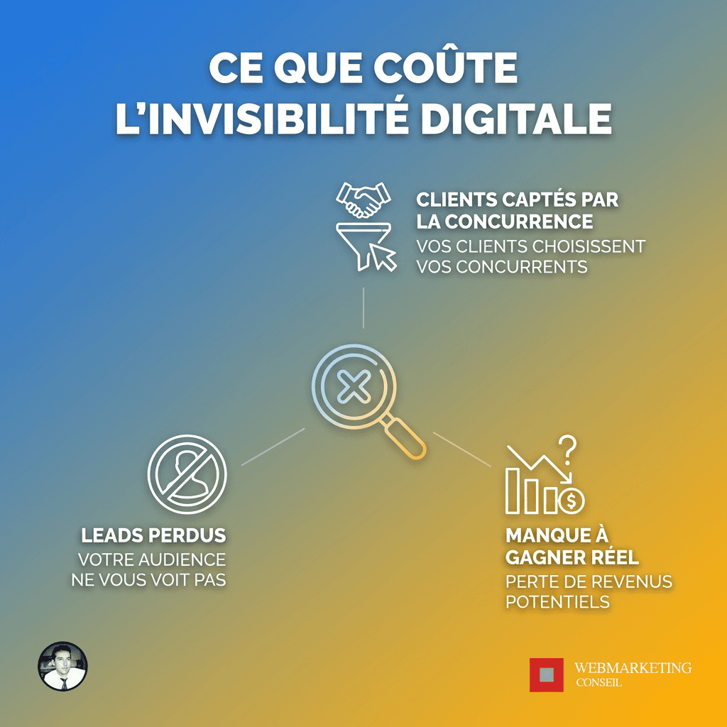 Coût de l'absence de stratégie digitale pour une entreprise locale