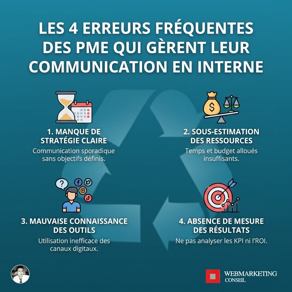 Erreurs communication interne PME