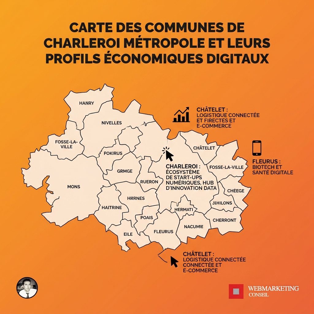 Carte économique numérique Charleroi Métropole
