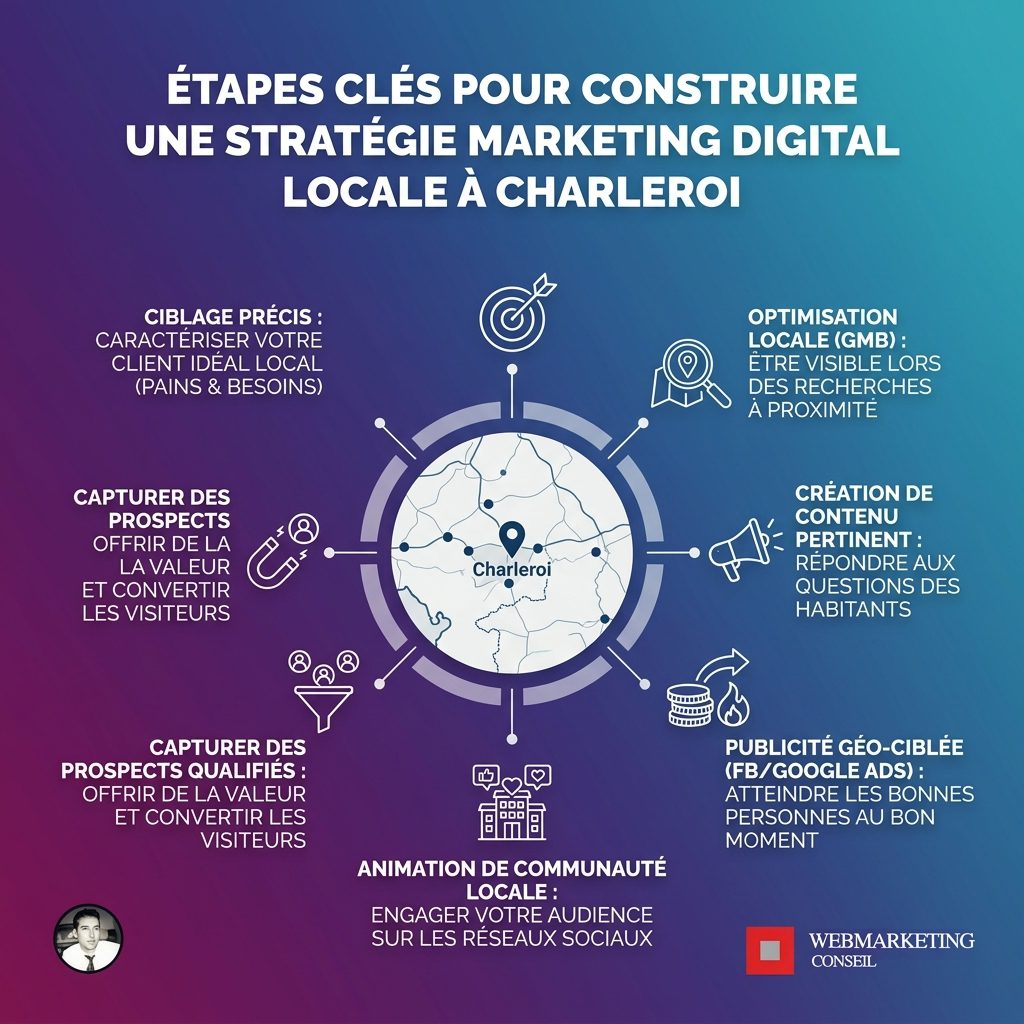 Infographie stratégie marketing digital local
